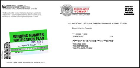 pch confirmation number.